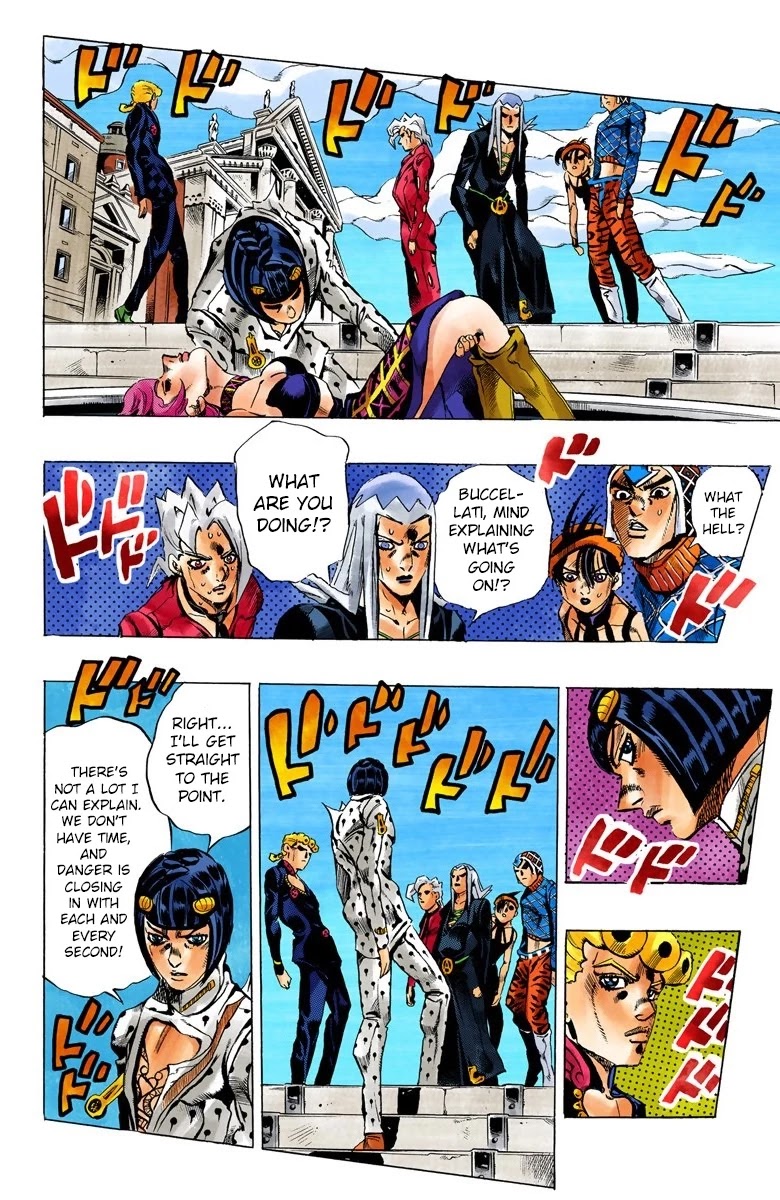 JoJo's Bizarre Adventure Part 5 - Vento Aureo (Official Colored) chapter 83 page 15