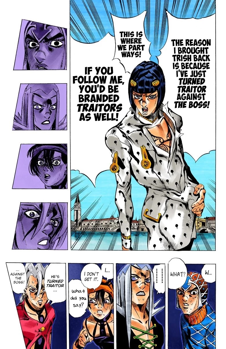 JoJo's Bizarre Adventure Part 5 - Vento Aureo (Official Colored) chapter 83 page 16