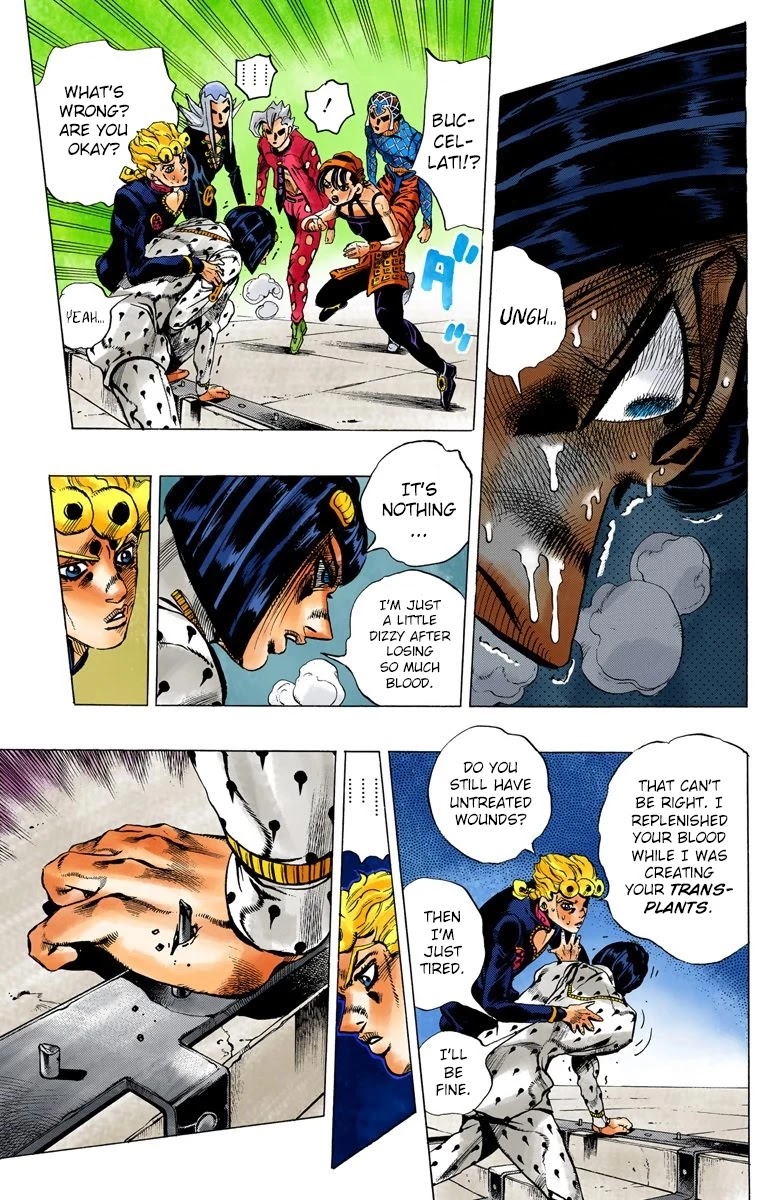 JoJo's Bizarre Adventure Part 5 - Vento Aureo (Official Colored) chapter 83 page 18