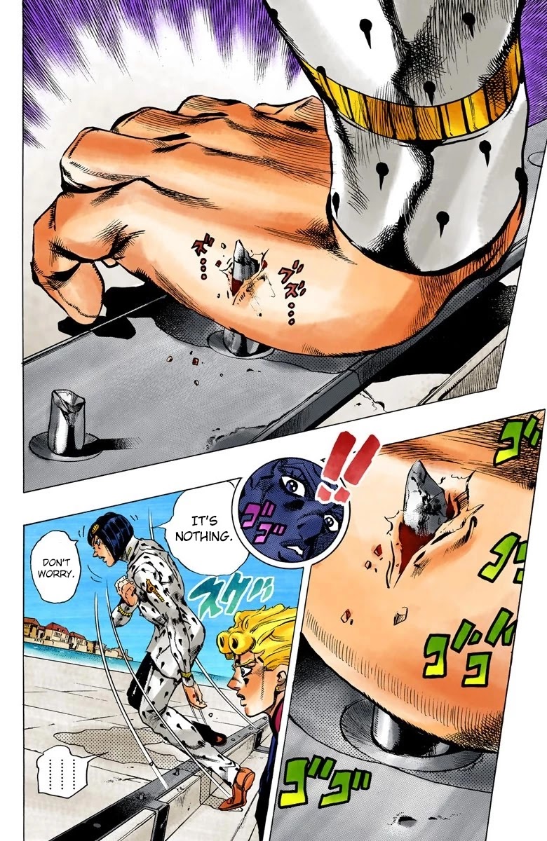 JoJo's Bizarre Adventure Part 5 - Vento Aureo (Official Colored) chapter 83 page 19
