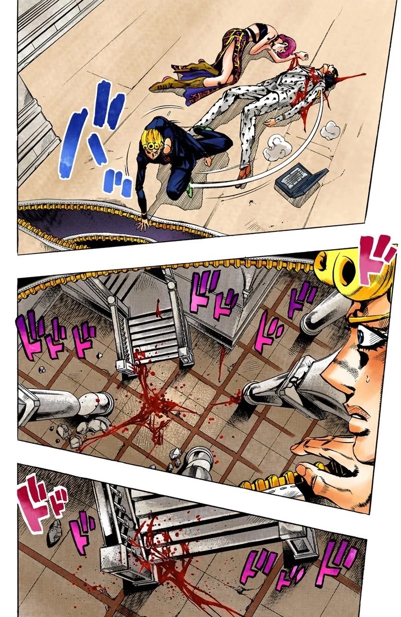 JoJo's Bizarre Adventure Part 5 - Vento Aureo (Official Colored) chapter 83 page 3