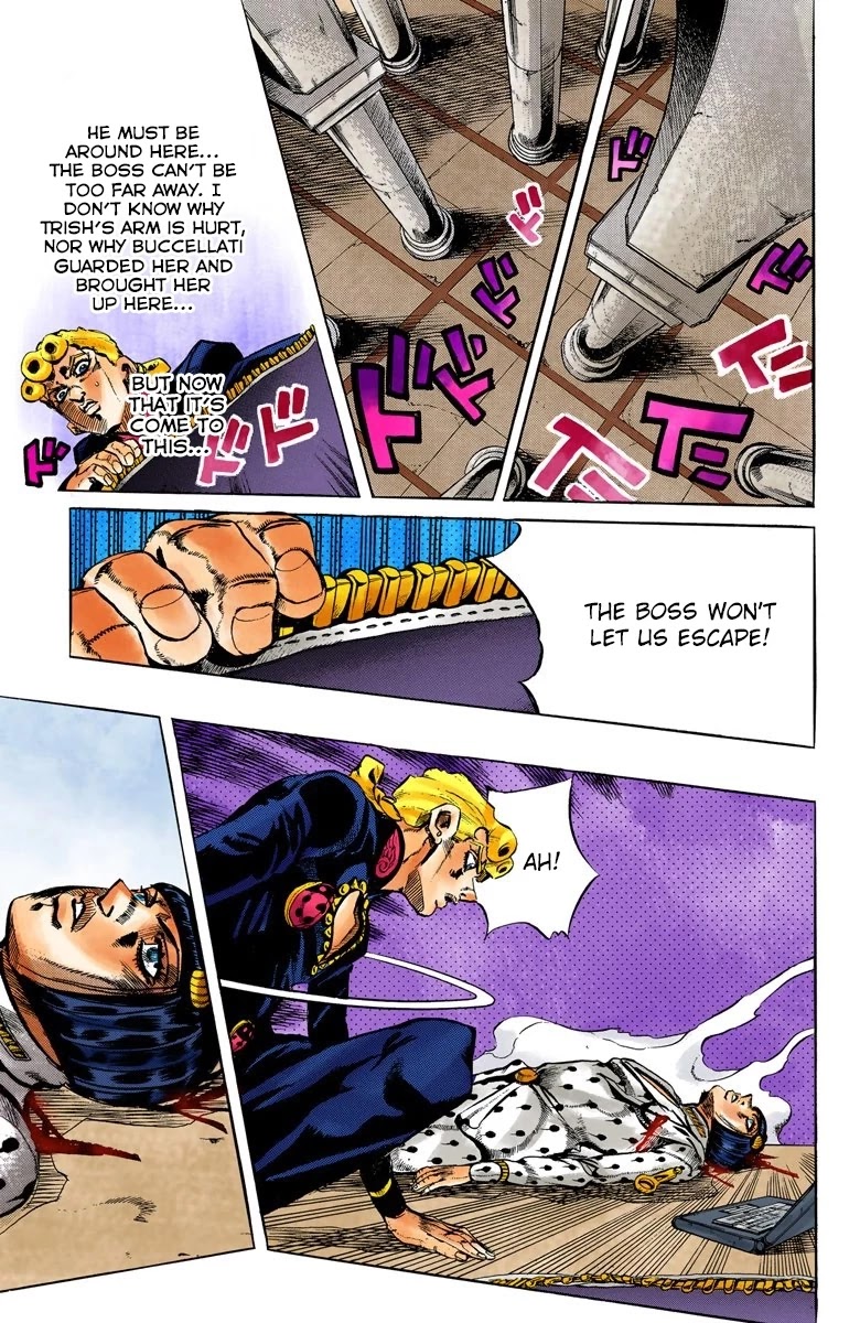JoJo's Bizarre Adventure Part 5 - Vento Aureo (Official Colored) chapter 83 page 4