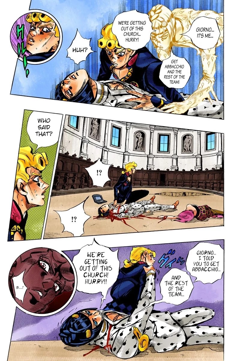 JoJo's Bizarre Adventure Part 5 - Vento Aureo (Official Colored) chapter 83 page 8