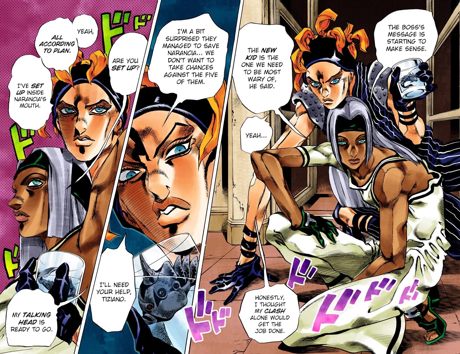 JoJo's Bizarre Adventure Part 5 - Vento Aureo (Official Colored) chapter 86 page 15