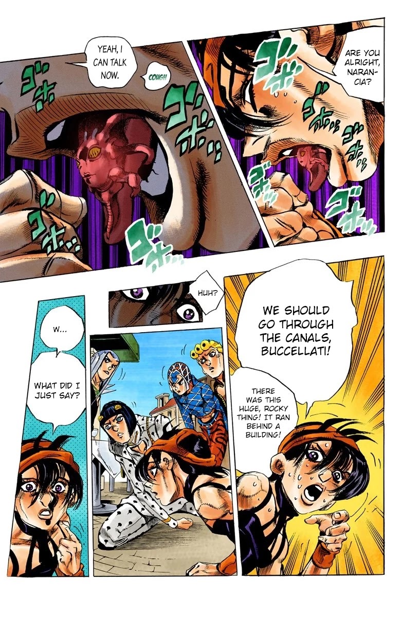 JoJo's Bizarre Adventure Part 5 - Vento Aureo (Official Colored) chapter 86 page 17