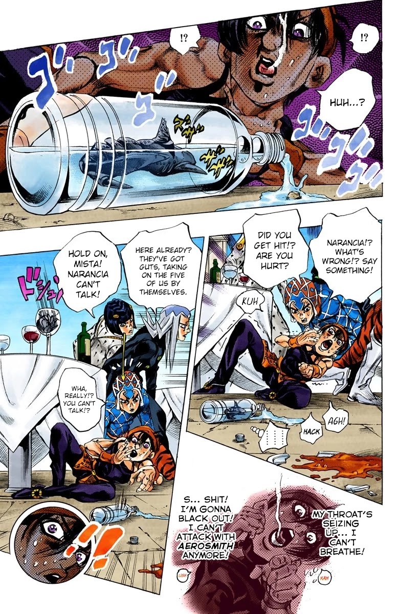 JoJo's Bizarre Adventure Part 5 - Vento Aureo (Official Colored) chapter 86 page 8