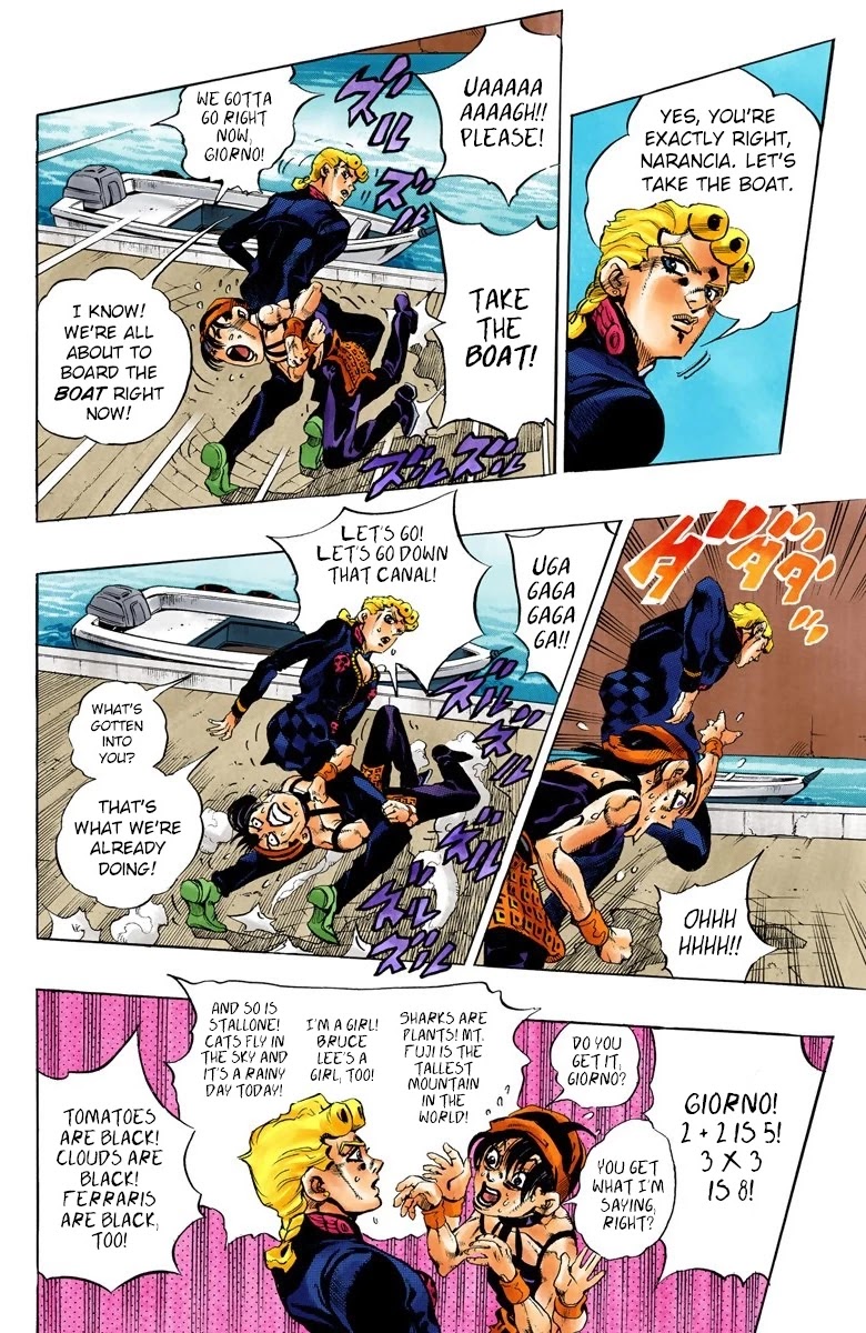 JoJo's Bizarre Adventure Part 5 - Vento Aureo (Official Colored) chapter 87 page 10