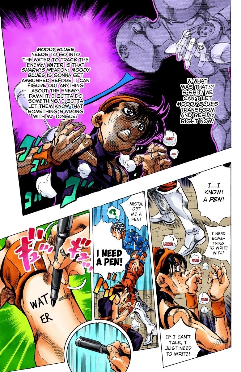 JoJo's Bizarre Adventure Part 5 - Vento Aureo (Official Colored) chapter 87 page 13