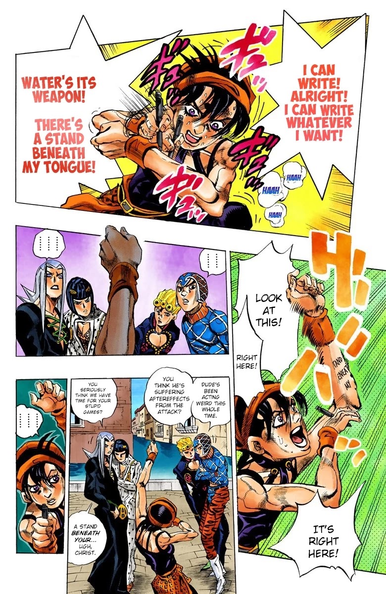 JoJo's Bizarre Adventure Part 5 - Vento Aureo (Official Colored) chapter 87 page 14
