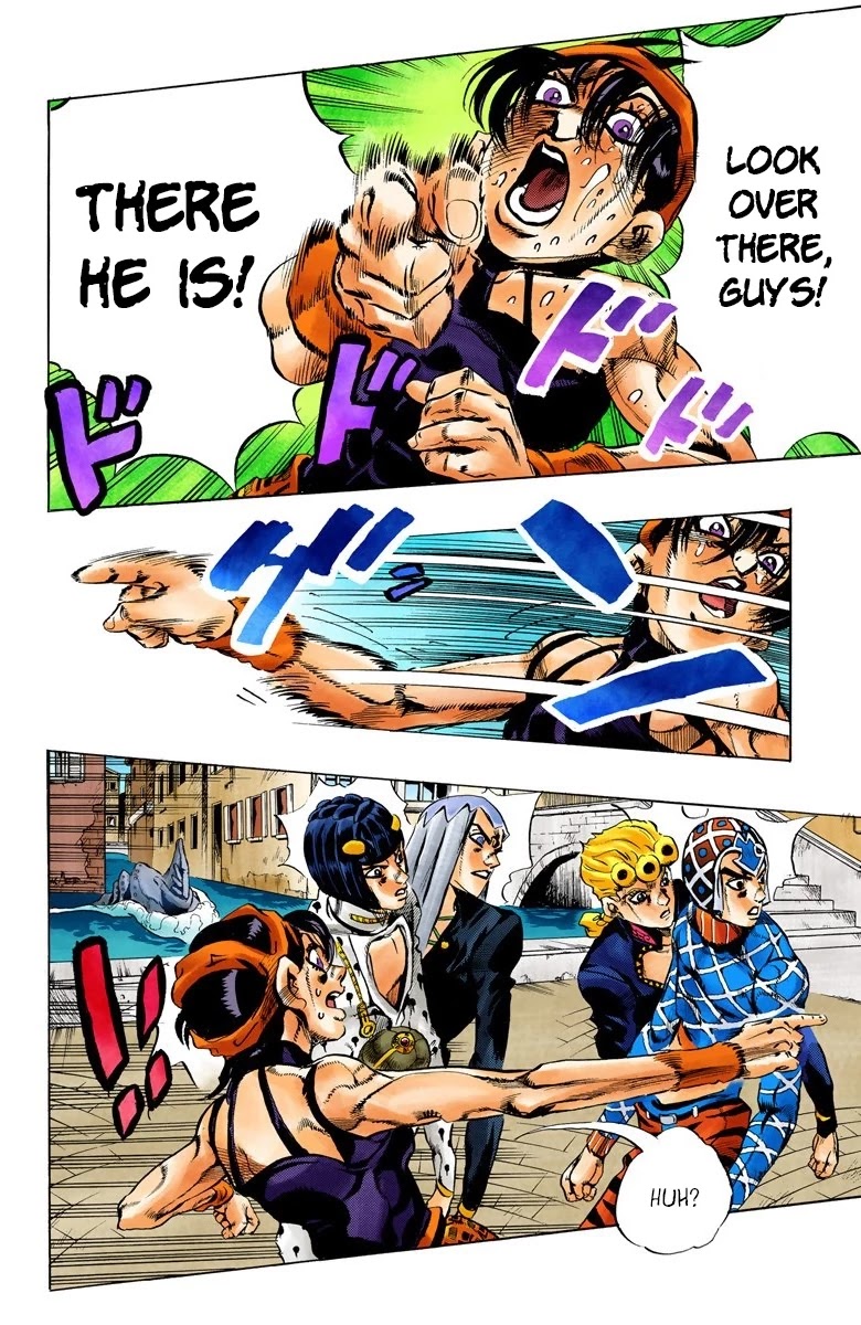 JoJo's Bizarre Adventure Part 5 - Vento Aureo (Official Colored) chapter 87 page 17