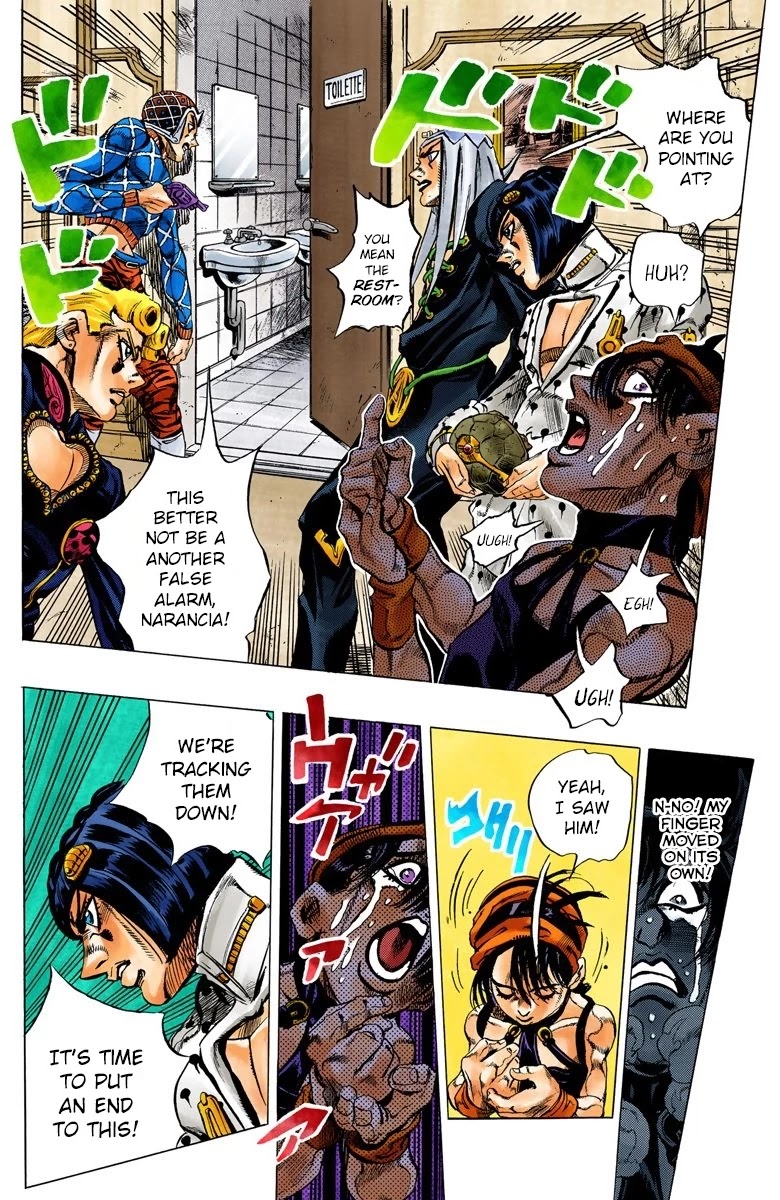 JoJo's Bizarre Adventure Part 5 - Vento Aureo (Official Colored) chapter 87 page 19