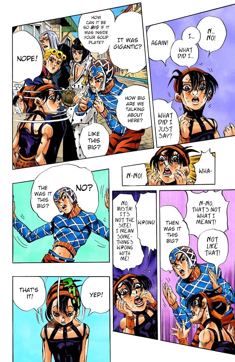 JoJo's Bizarre Adventure Part 5 - Vento Aureo (Official Colored) chapter 87 page 4