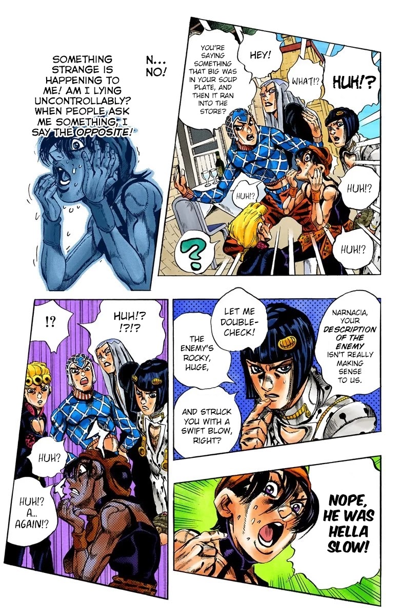 JoJo's Bizarre Adventure Part 5 - Vento Aureo (Official Colored) chapter 87 page 5