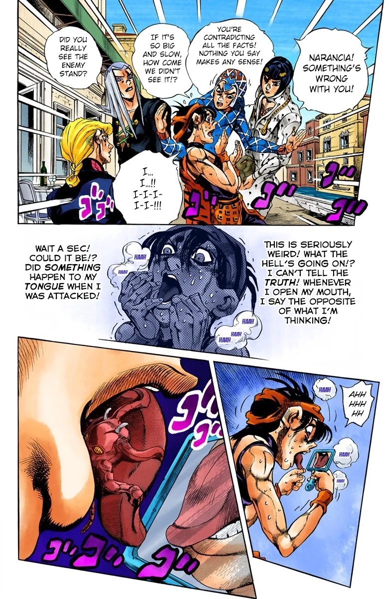 JoJo's Bizarre Adventure Part 5 - Vento Aureo (Official Colored) chapter 87 page 6