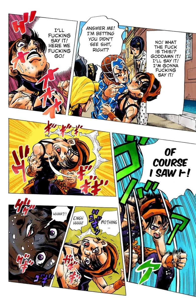JoJo's Bizarre Adventure Part 5 - Vento Aureo (Official Colored) chapter 87 page 8
