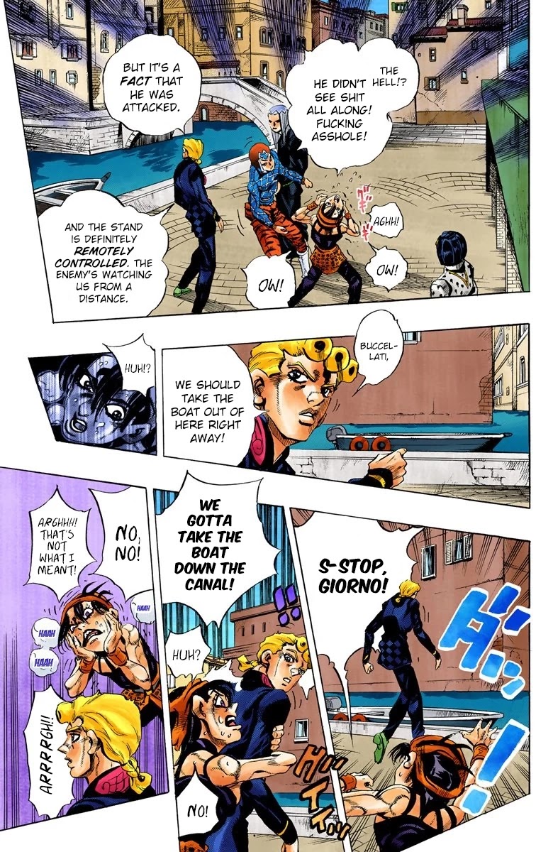 JoJo's Bizarre Adventure Part 5 - Vento Aureo (Official Colored) chapter 87 page 9