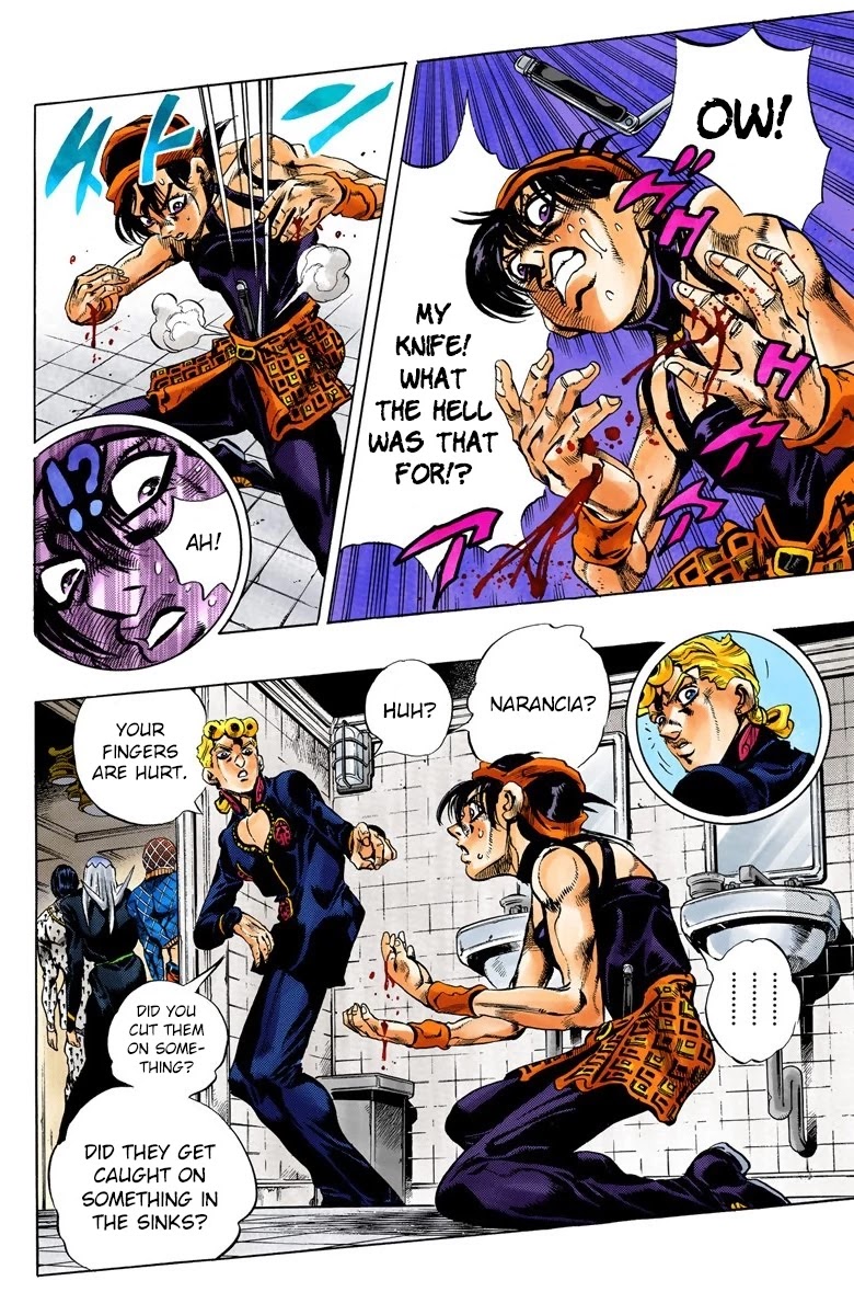 JoJo's Bizarre Adventure Part 5 - Vento Aureo (Official Colored) chapter 88 page 11