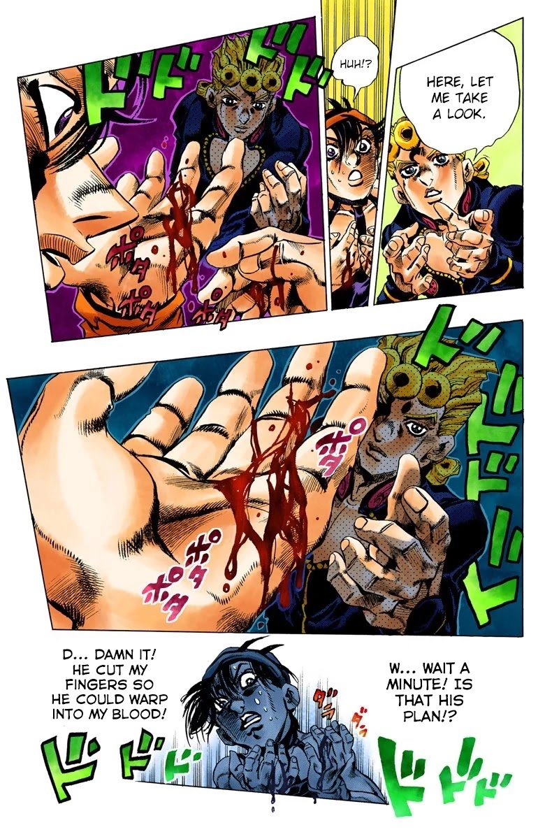 JoJo's Bizarre Adventure Part 5 - Vento Aureo (Official Colored) chapter 88 page 12