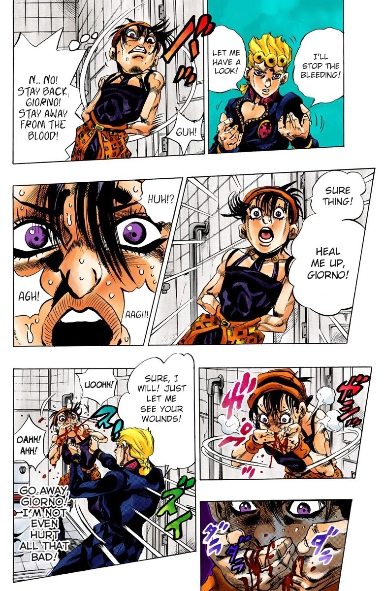 JoJo's Bizarre Adventure Part 5 - Vento Aureo (Official Colored) chapter 88 page 13