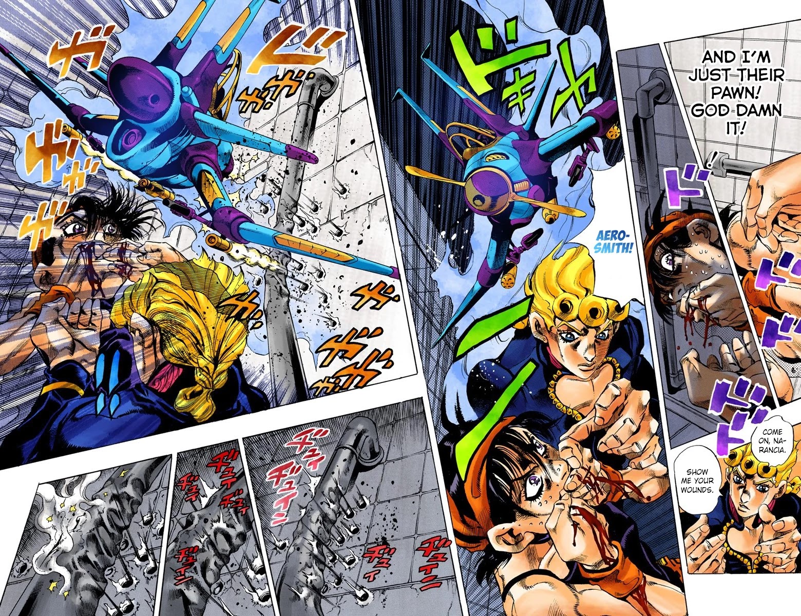 JoJo's Bizarre Adventure Part 5 - Vento Aureo (Official Colored) chapter 88 page 15