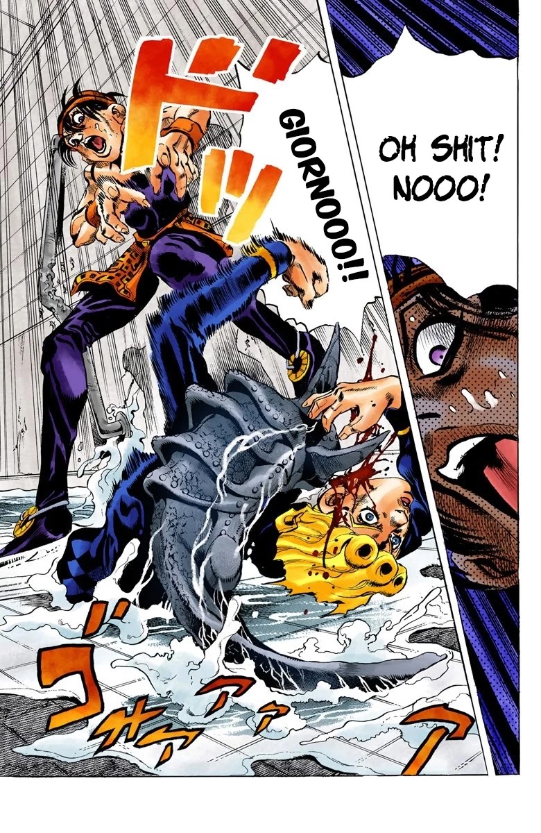 JoJo's Bizarre Adventure Part 5 - Vento Aureo (Official Colored) chapter 88 page 19