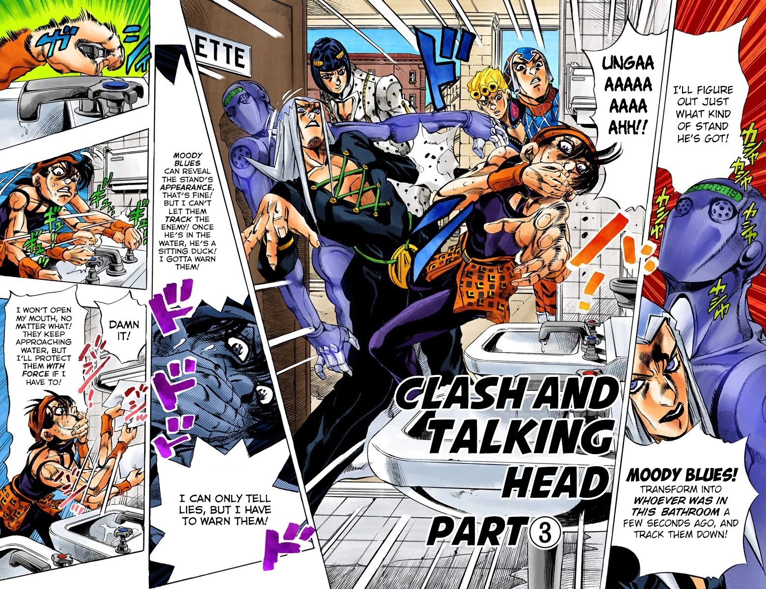 JoJo's Bizarre Adventure Part 5 - Vento Aureo (Official Colored) chapter 88 page 4