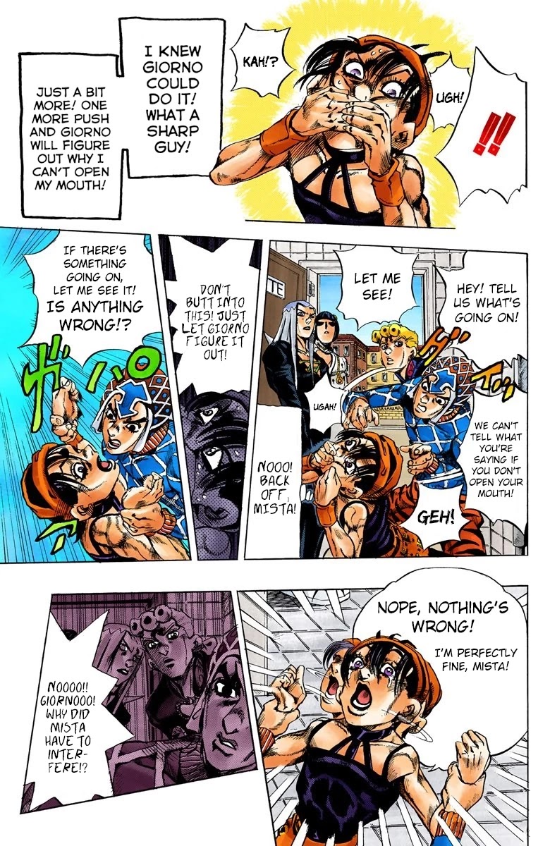 JoJo's Bizarre Adventure Part 5 - Vento Aureo (Official Colored) chapter 88 page 8