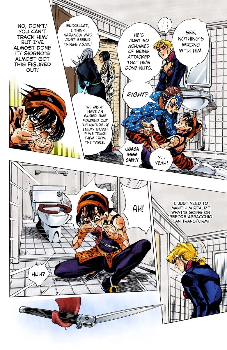 JoJo's Bizarre Adventure Part 5 - Vento Aureo (Official Colored) chapter 88 page 9