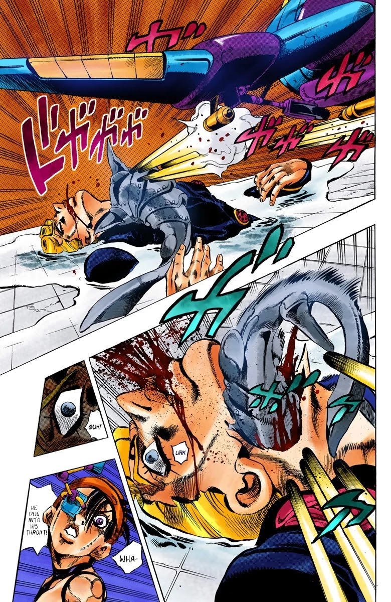 JoJo's Bizarre Adventure Part 5 - Vento Aureo (Official Colored) chapter 89 page 11