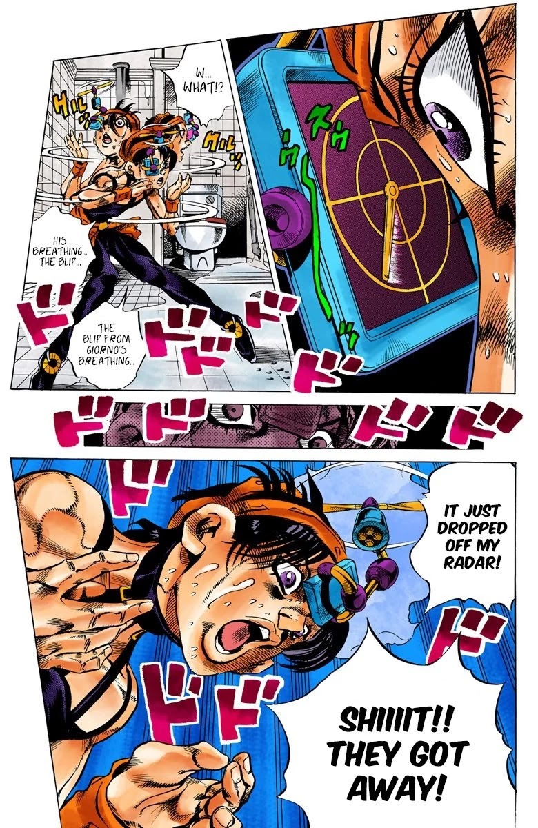 JoJo's Bizarre Adventure Part 5 - Vento Aureo (Official Colored) chapter 89 page 13