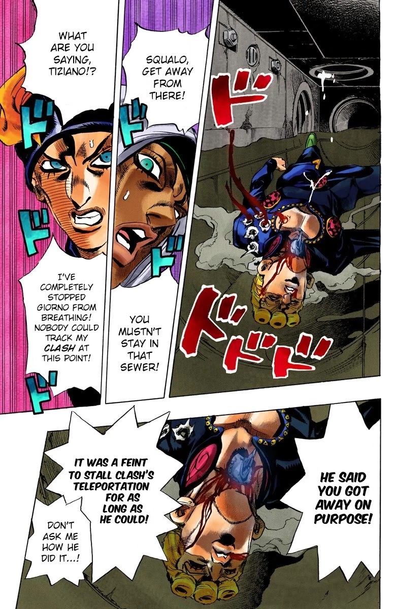 JoJo's Bizarre Adventure Part 5 - Vento Aureo (Official Colored) chapter 89 page 15