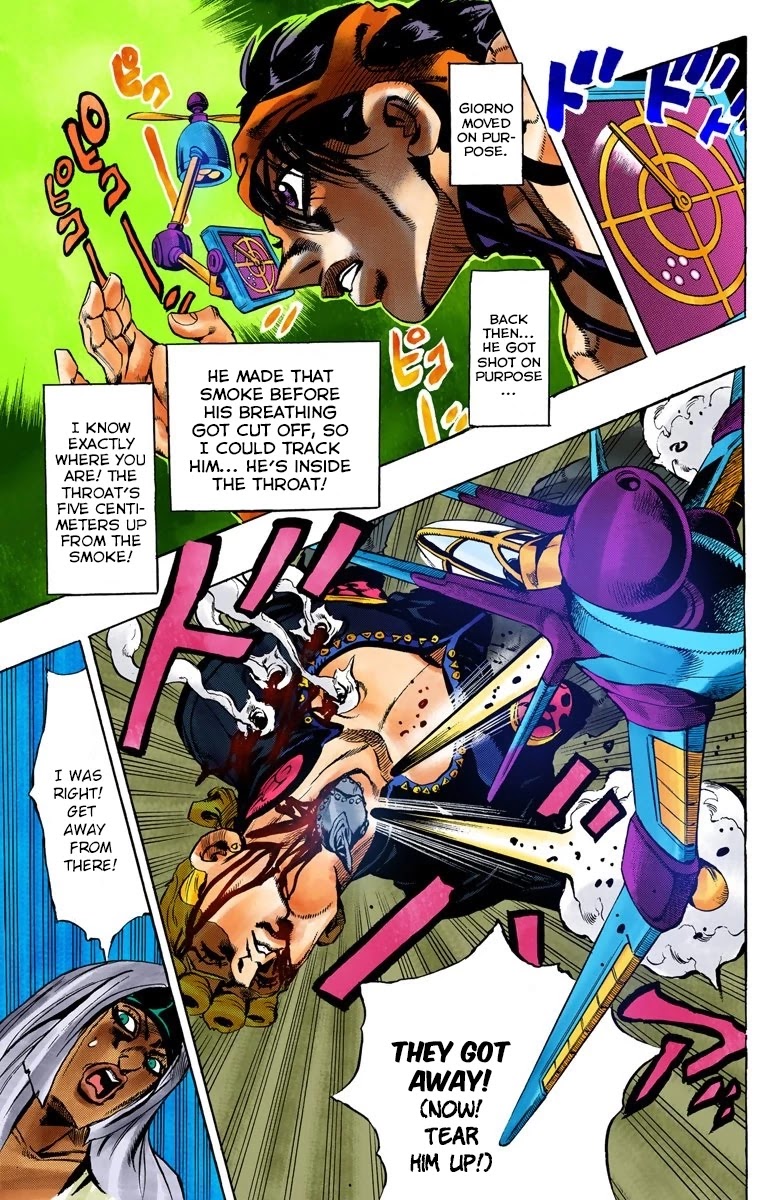 JoJo's Bizarre Adventure Part 5 - Vento Aureo (Official Colored) chapter 89 page 17
