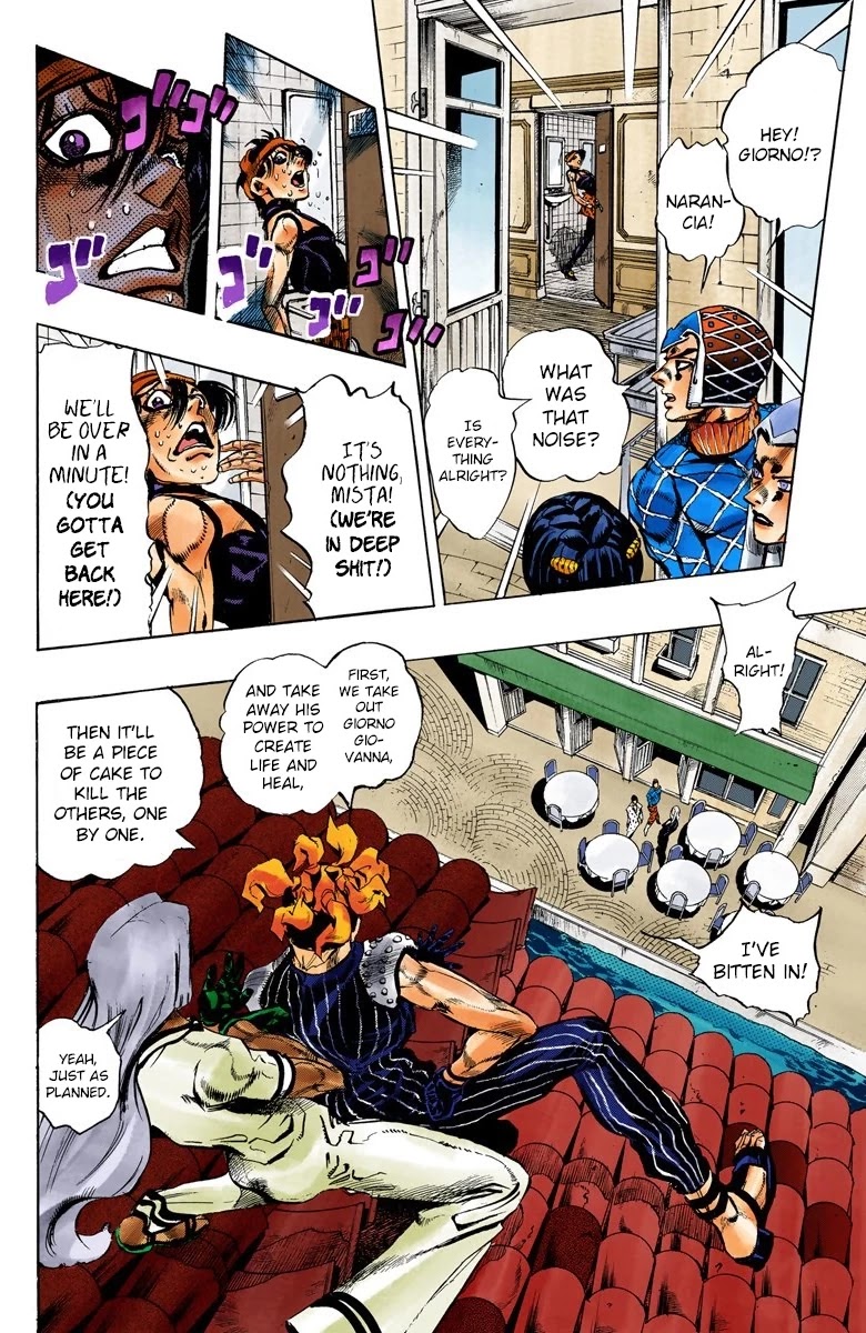 JoJo's Bizarre Adventure Part 5 - Vento Aureo (Official Colored) chapter 89 page 4
