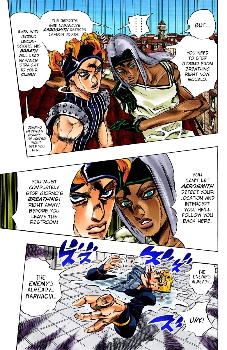 JoJo's Bizarre Adventure Part 5 - Vento Aureo (Official Colored) chapter 89 page 5
