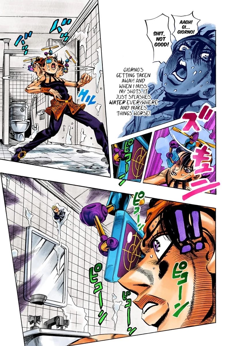 JoJo's Bizarre Adventure Part 5 - Vento Aureo (Official Colored) chapter 89 page 7