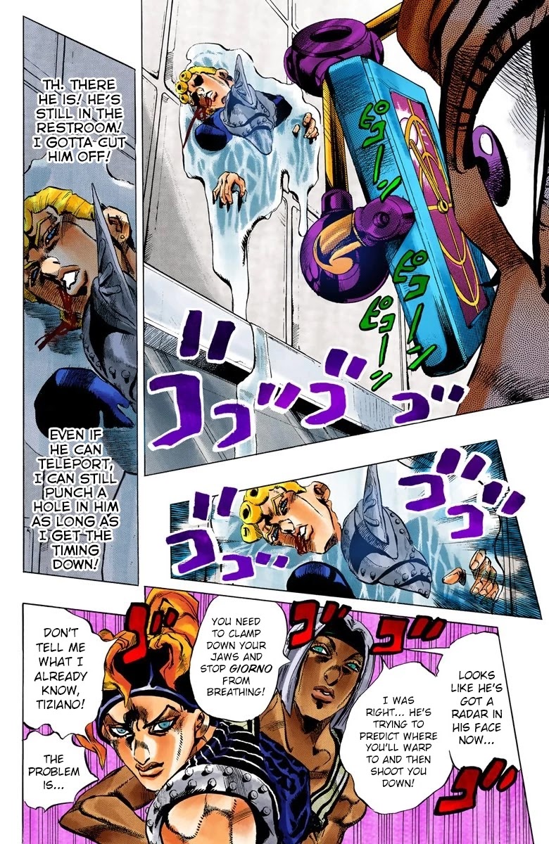 JoJo's Bizarre Adventure Part 5 - Vento Aureo (Official Colored) chapter 89 page 8