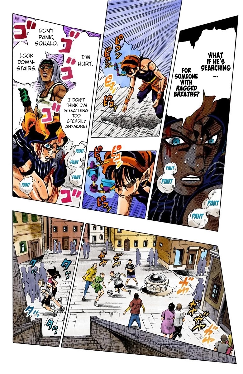 JoJo's Bizarre Adventure Part 5 - Vento Aureo (Official Colored) chapter 91 page 10