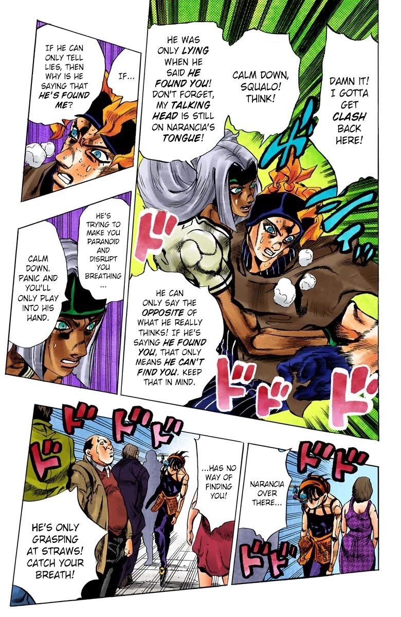 JoJo's Bizarre Adventure Part 5 - Vento Aureo (Official Colored) chapter 91 page 13