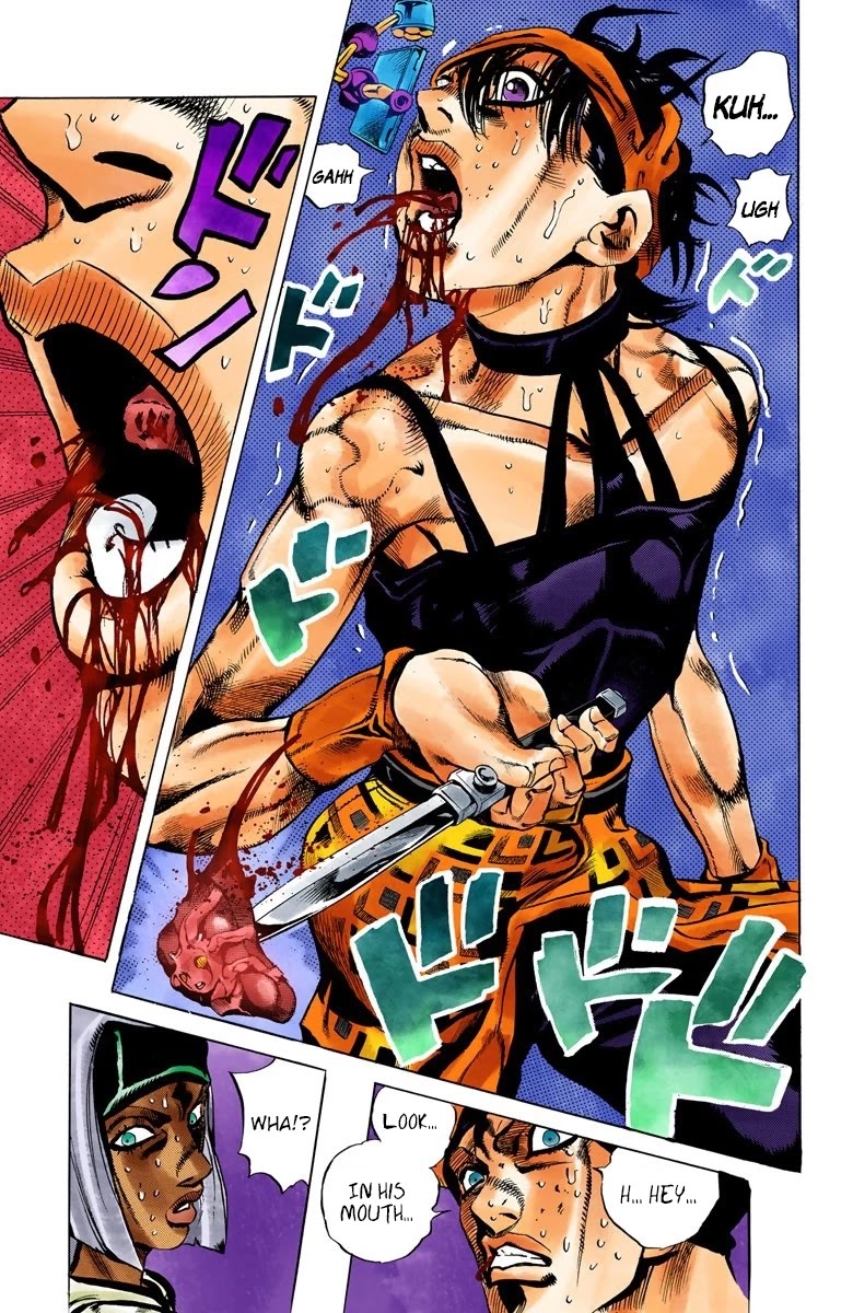 JoJo's Bizarre Adventure Part 5 - Vento Aureo (Official Colored) chapter 91 page 15