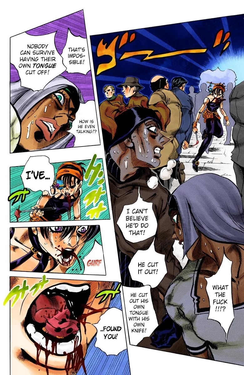 JoJo's Bizarre Adventure Part 5 - Vento Aureo (Official Colored) chapter 91 page 16