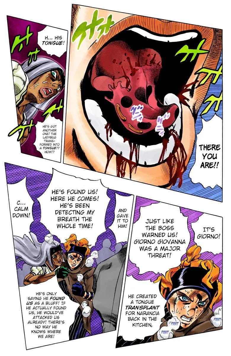 JoJo's Bizarre Adventure Part 5 - Vento Aureo (Official Colored) chapter 91 page 17