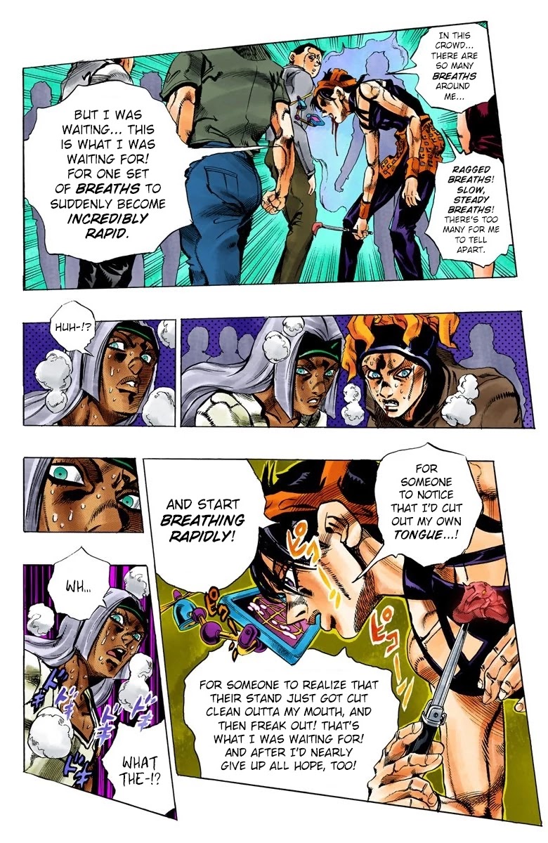 JoJo's Bizarre Adventure Part 5 - Vento Aureo (Official Colored) chapter 91 page 18