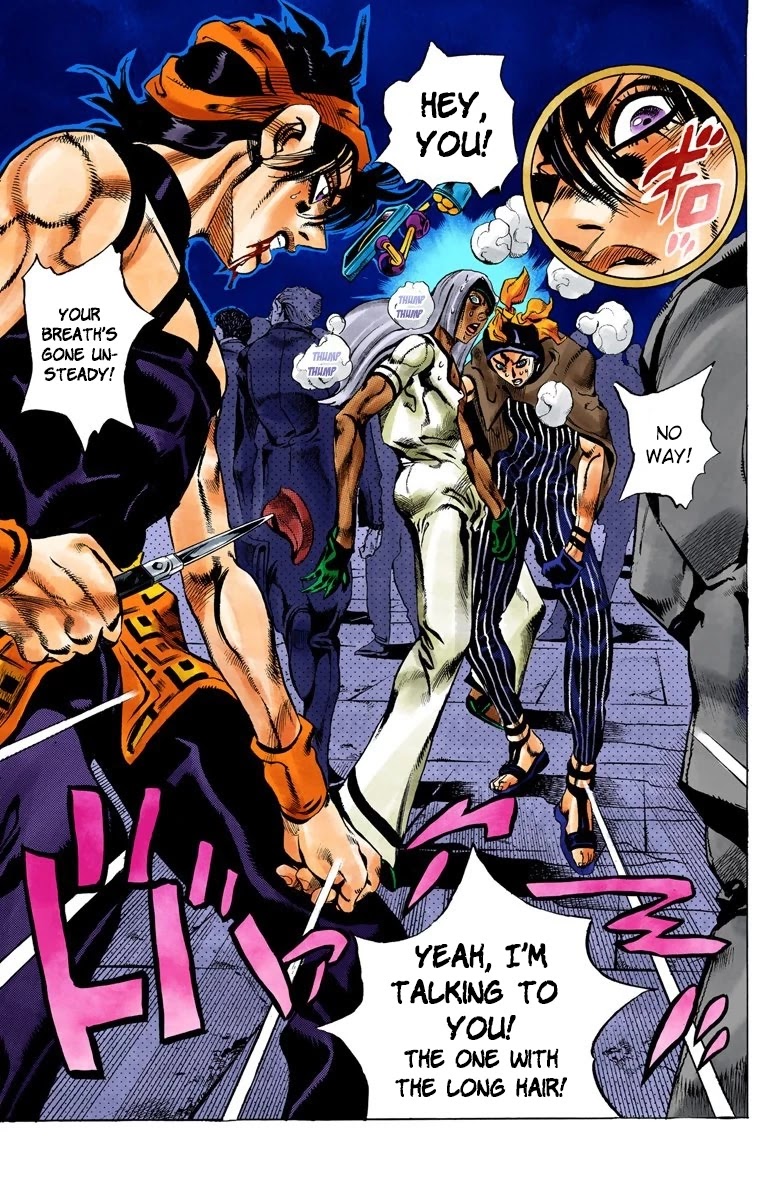JoJo's Bizarre Adventure Part 5 - Vento Aureo (Official Colored) chapter 91 page 19