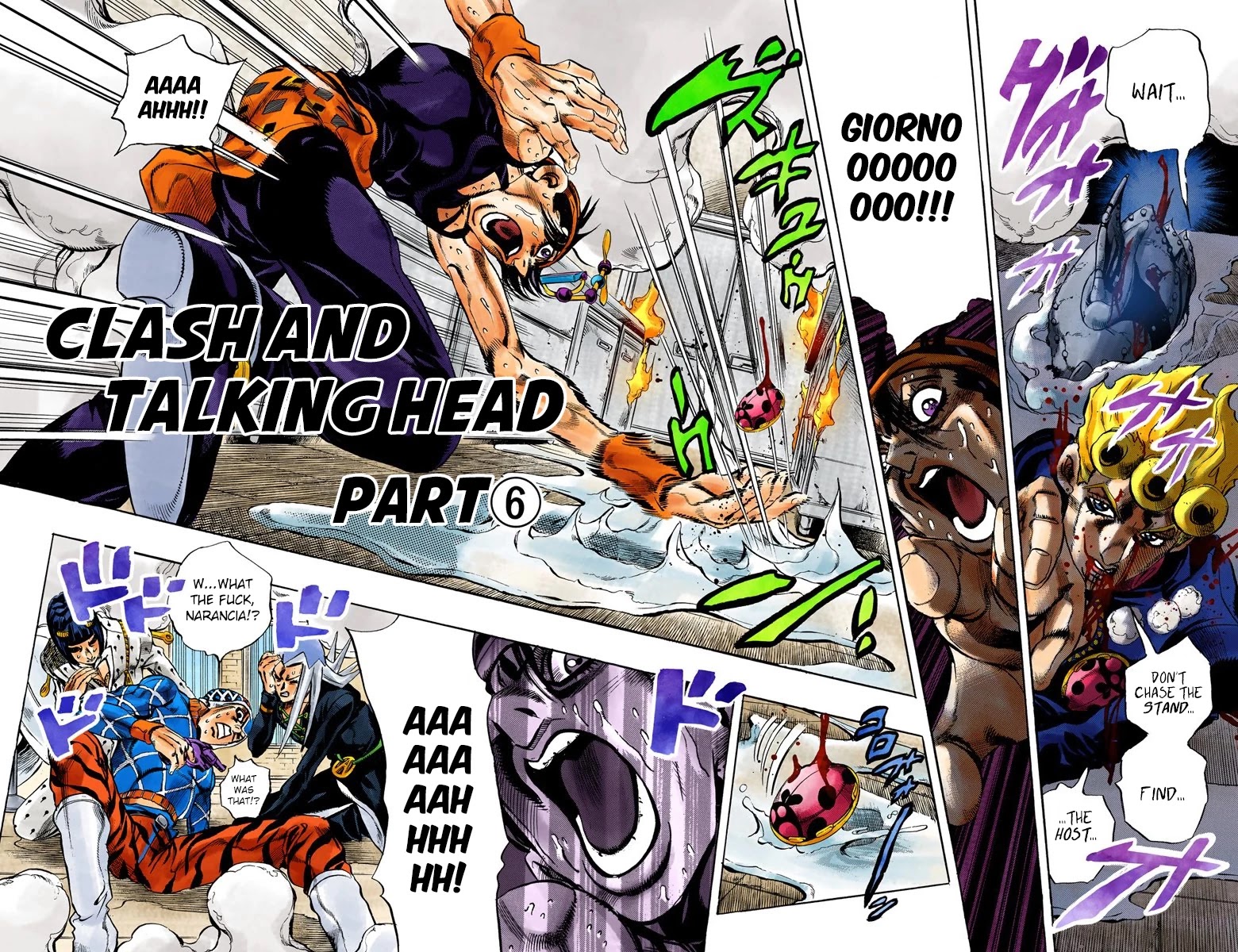 JoJo's Bizarre Adventure Part 5 - Vento Aureo (Official Colored) chapter 91 page 3