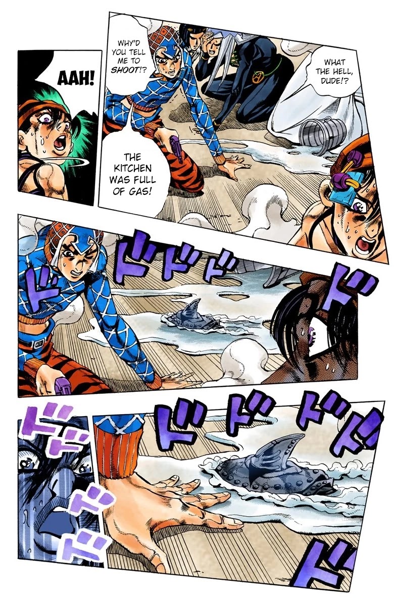 JoJo's Bizarre Adventure Part 5 - Vento Aureo (Official Colored) chapter 91 page 4