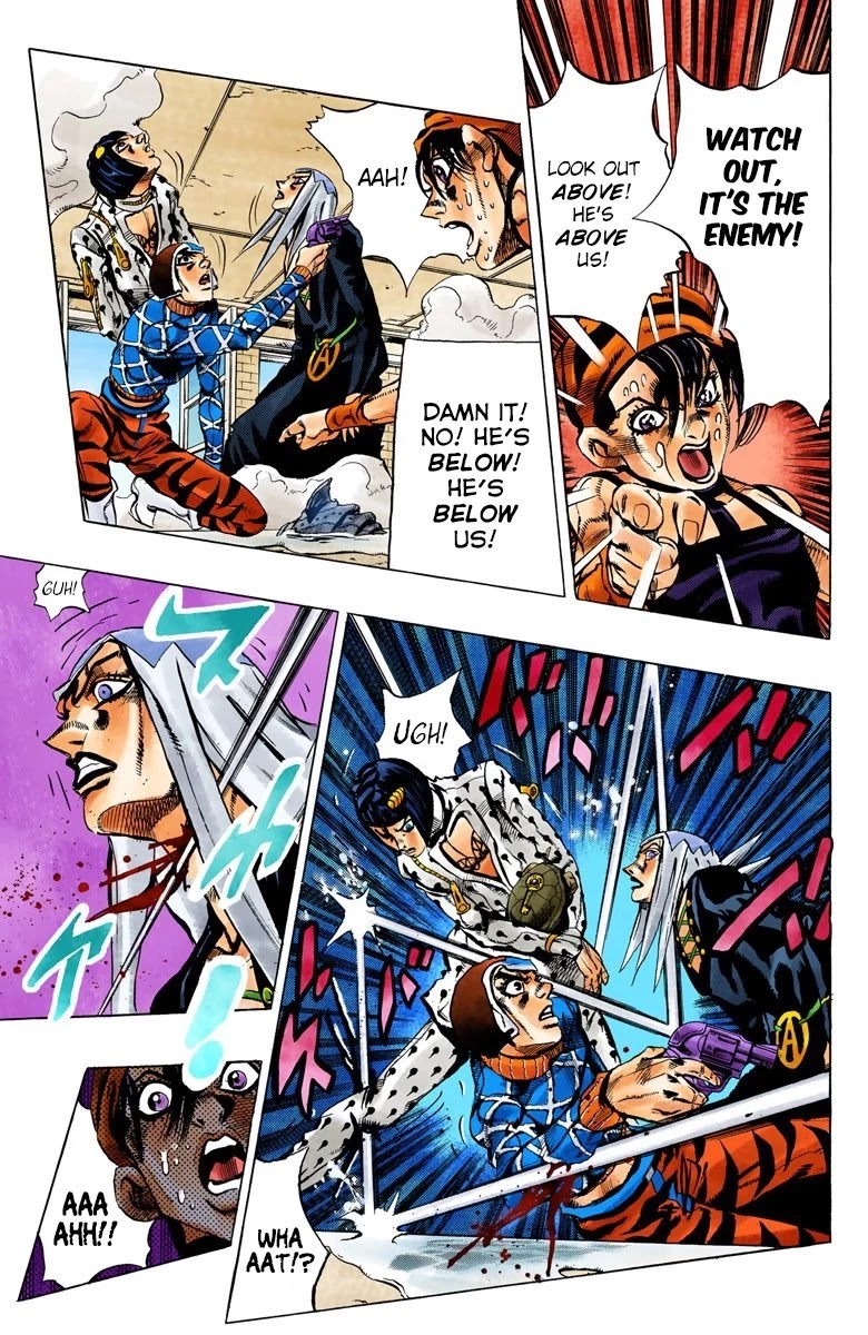 JoJo's Bizarre Adventure Part 5 - Vento Aureo (Official Colored) chapter 91 page 5