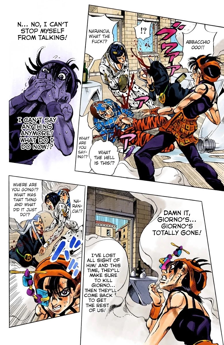 JoJo's Bizarre Adventure Part 5 - Vento Aureo (Official Colored) chapter 91 page 6