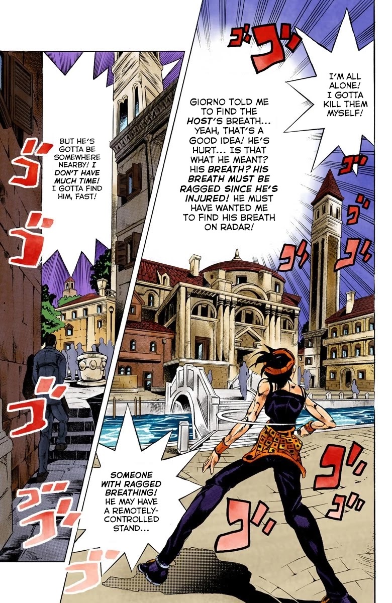 JoJo's Bizarre Adventure Part 5 - Vento Aureo (Official Colored) chapter 91 page 7