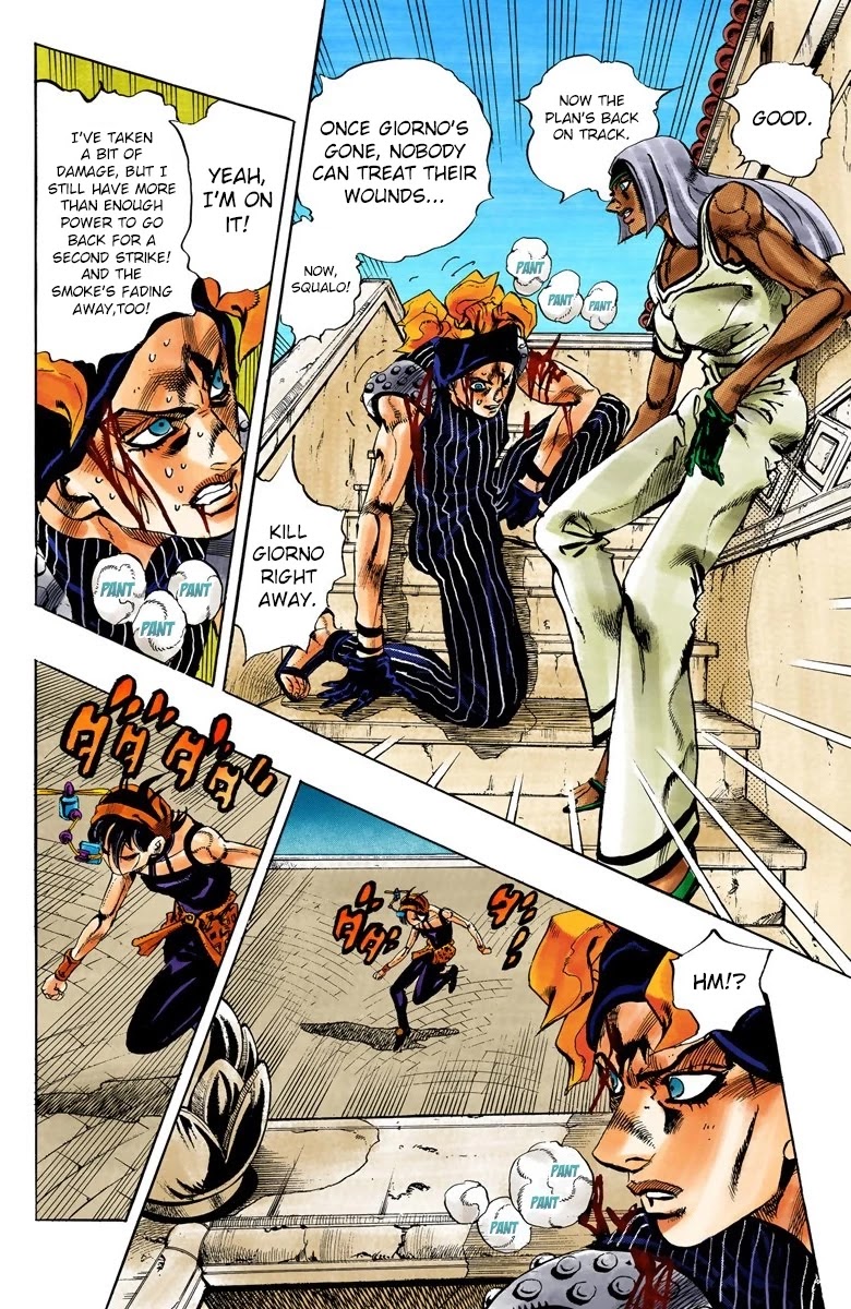 JoJo's Bizarre Adventure Part 5 - Vento Aureo (Official Colored) chapter 91 page 8