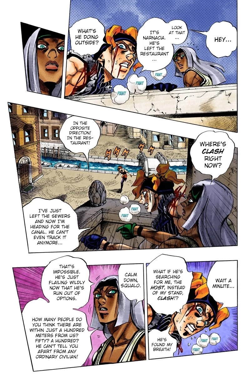 JoJo's Bizarre Adventure Part 5 - Vento Aureo (Official Colored) chapter 91 page 9